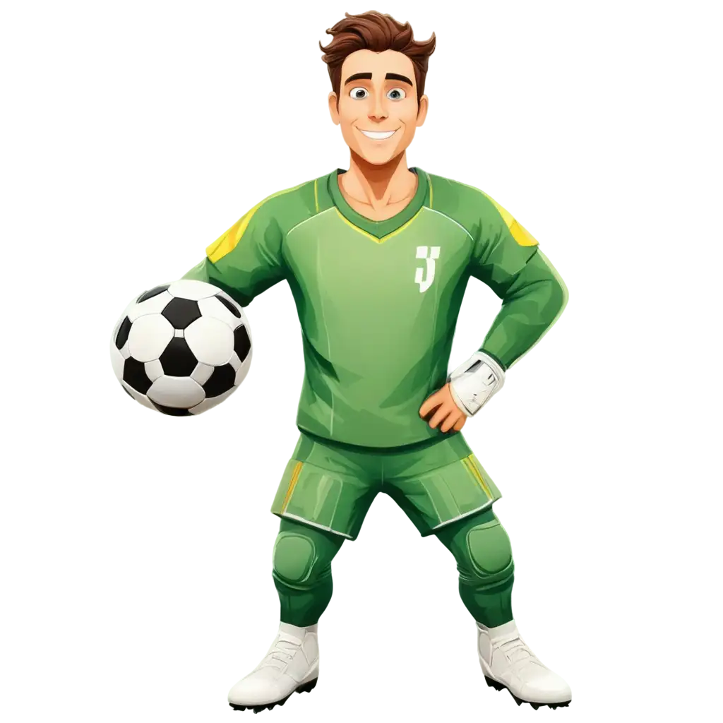 Soccer-Goalie-Style-Cartoon-PNG-HighQuality-Image-for-Versatile-Use