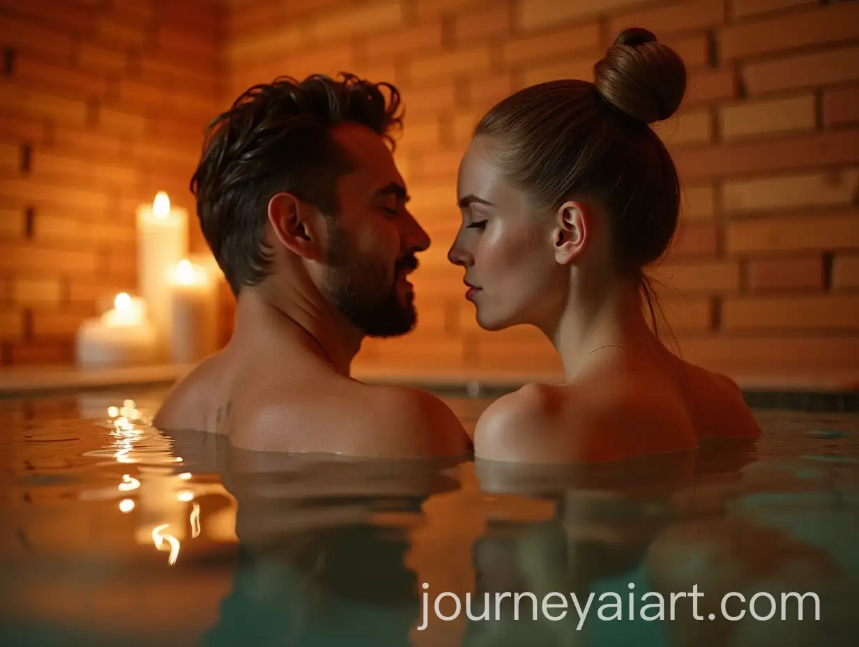 Abstract-Portrait-of-Two-People-in-a-Sauna