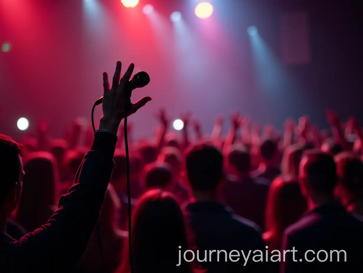 Concert-Crowd-Surrounding-a-Singing-Microphone