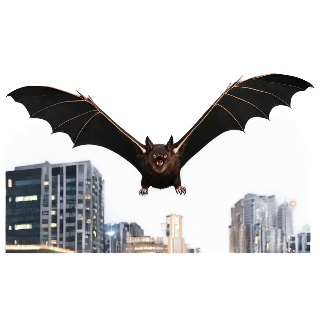 HighQuality-PNG-Image-of-a-Bat-Flying-Over-a-Building-for-Creative-Projects