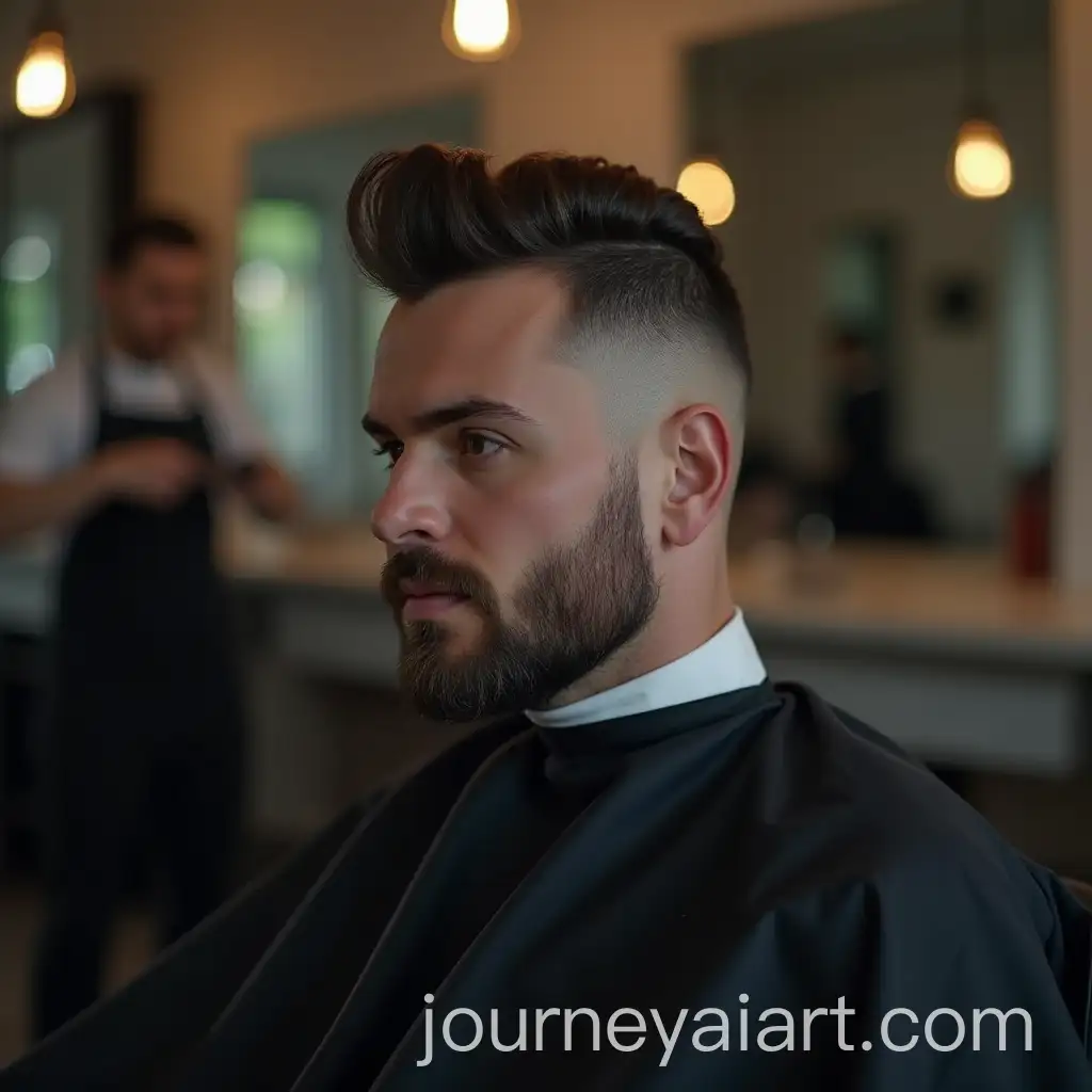 Realistic-Portrait-of-a-Client-Showcasing-a-Stylish-Haircut-in-a-Barber-Chair