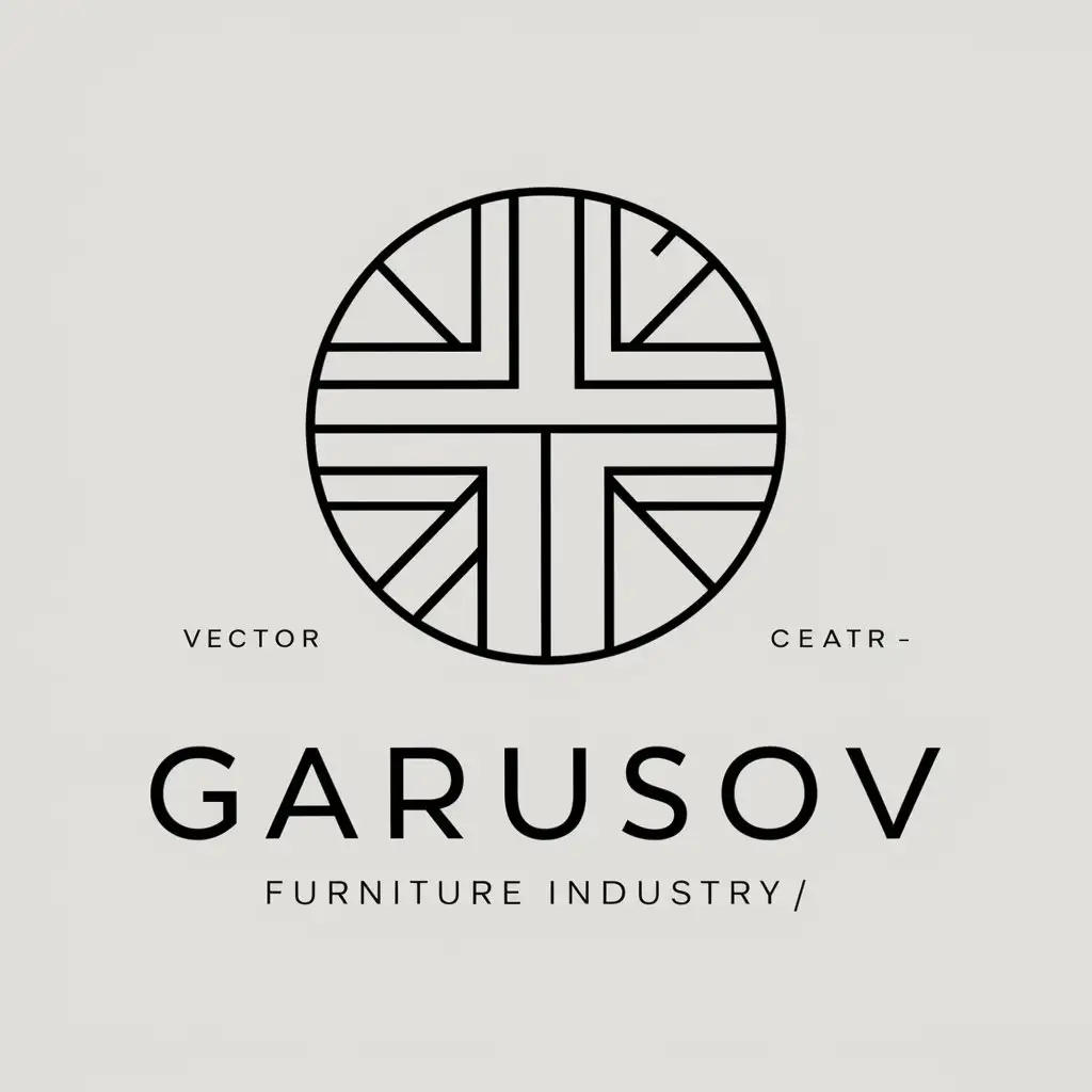 LOGO-Design-for-GARUSOV-Elegant-Circle-Symbol-for-the-Furniture-Industry