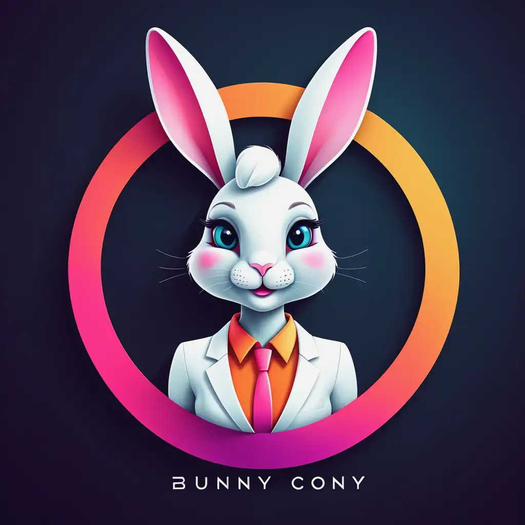 Sophisticated-Corporate-Logo-Design-with-Anthropomorphic-20YearOld-Female-Bunny-Inspiration