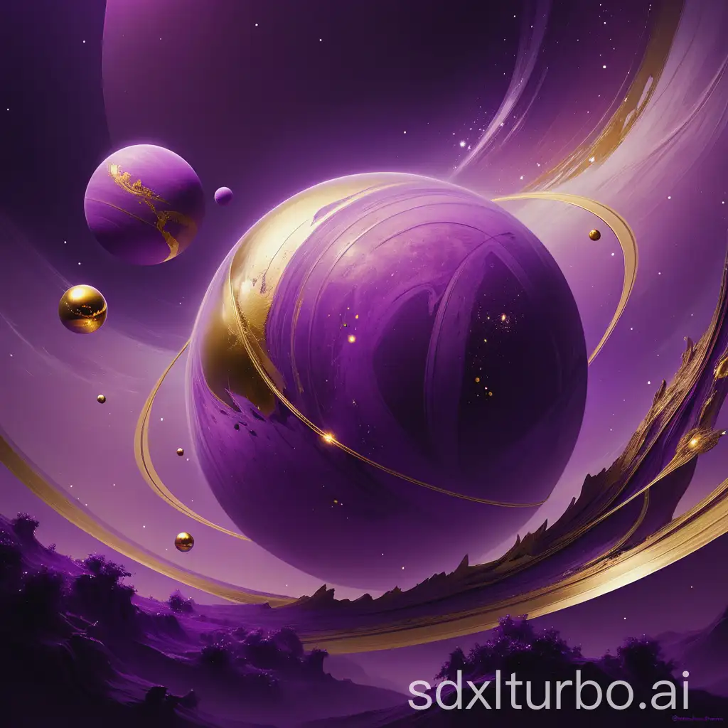 Purple-Dreamy-Golden-Planet-in-a-Surreal-Cosmic-Landscape