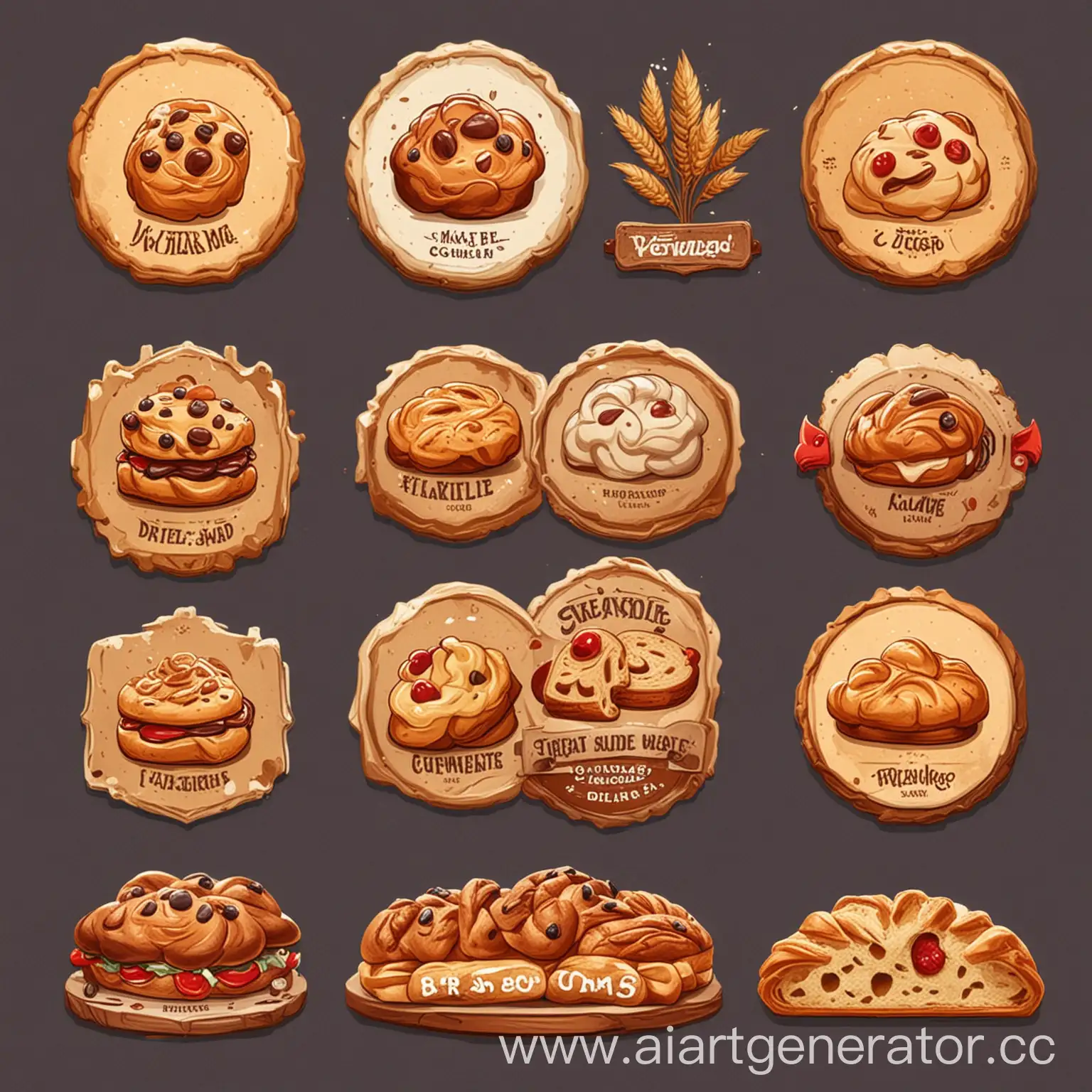 Bakery-Badges-Custom-Bread-and-Baked-Goods-Designs-for-Twitch-Subscribers