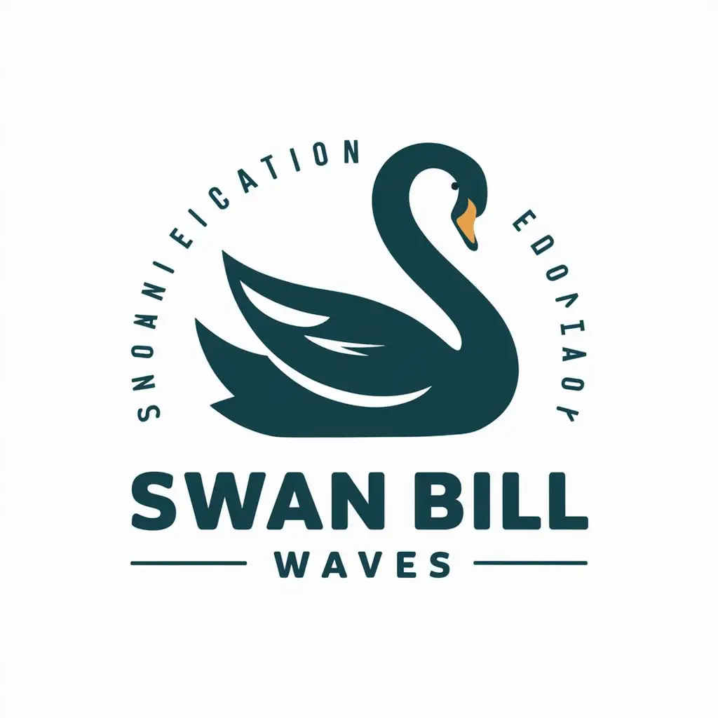 LOGO-Design-For-Swan-Bill-Waves-Vector-Design-with-Bird-and-Wave-Theme