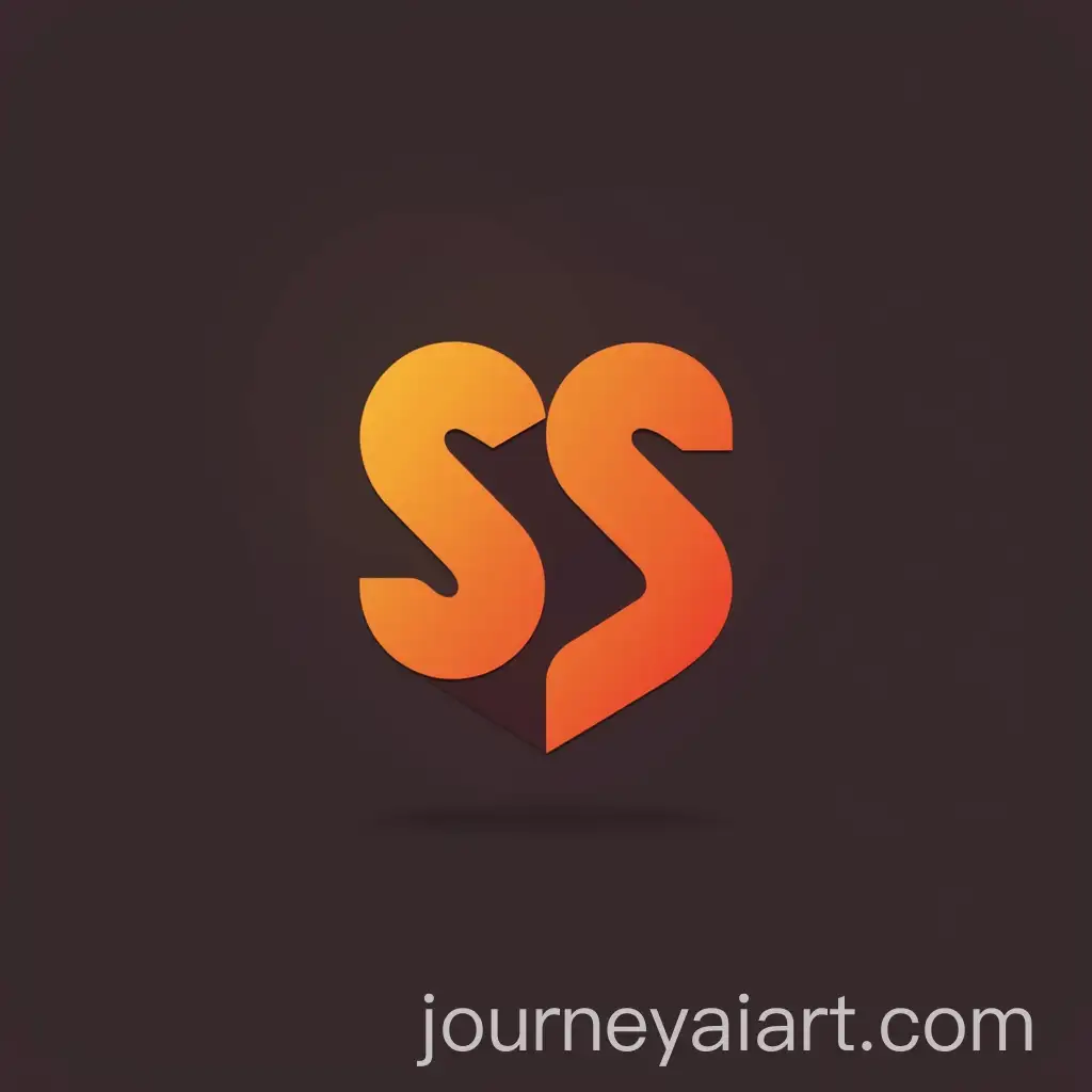 Mobile-Dating-App-Logo-Syncronise-in-Vibrant-Orange
