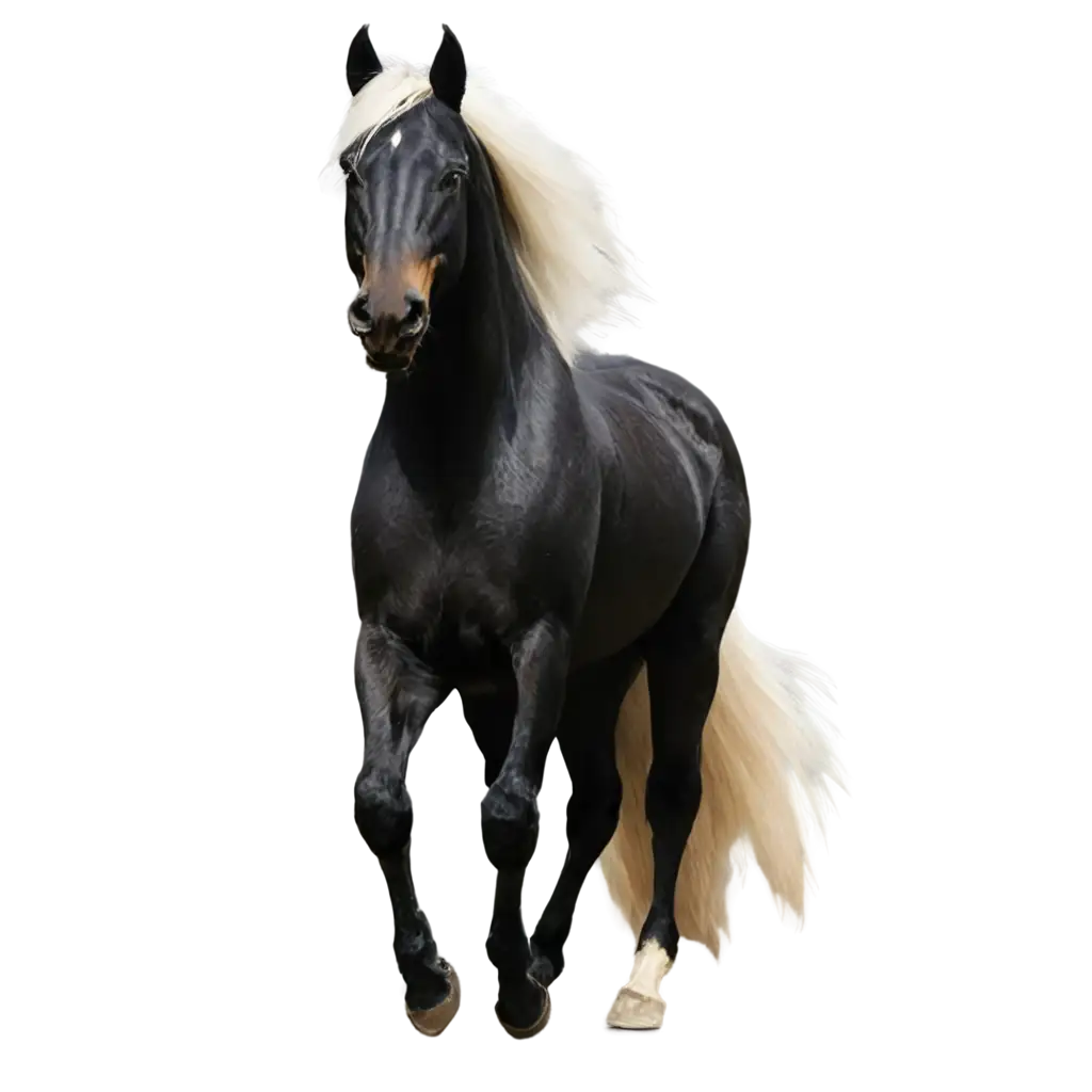 Majestic-Black-Horse-with-White-Mane-Shocked-Expression-PNG-Image-for-Elegance-and-Power