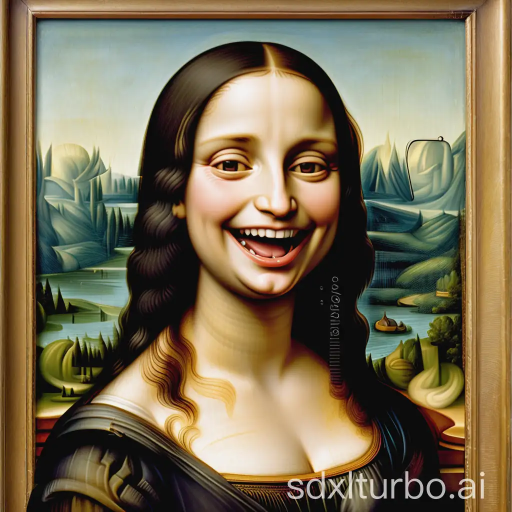 Mona-Lisa-with-an-Open-Mouth-Smile