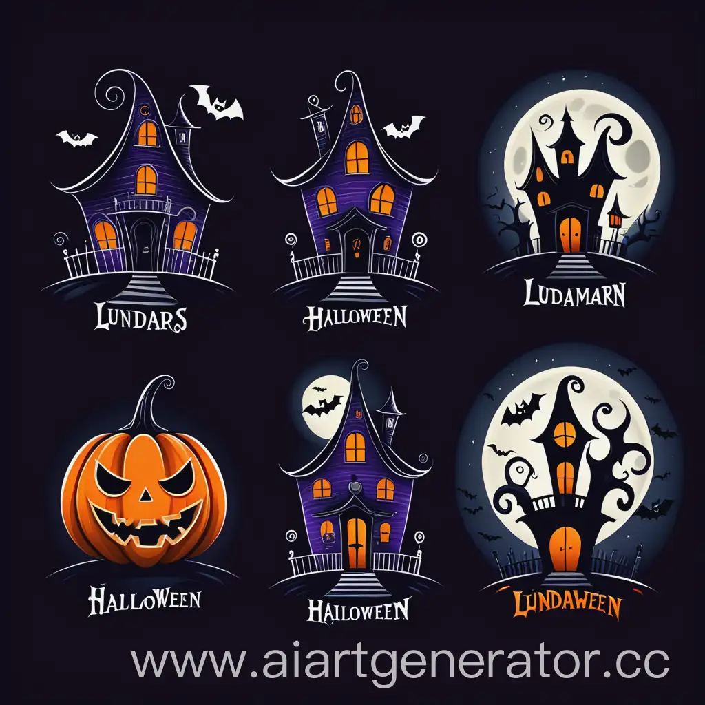 Four-Tim-BurtonInspired-Halloween-Logos-for-LunaDaMars-Creative-Store