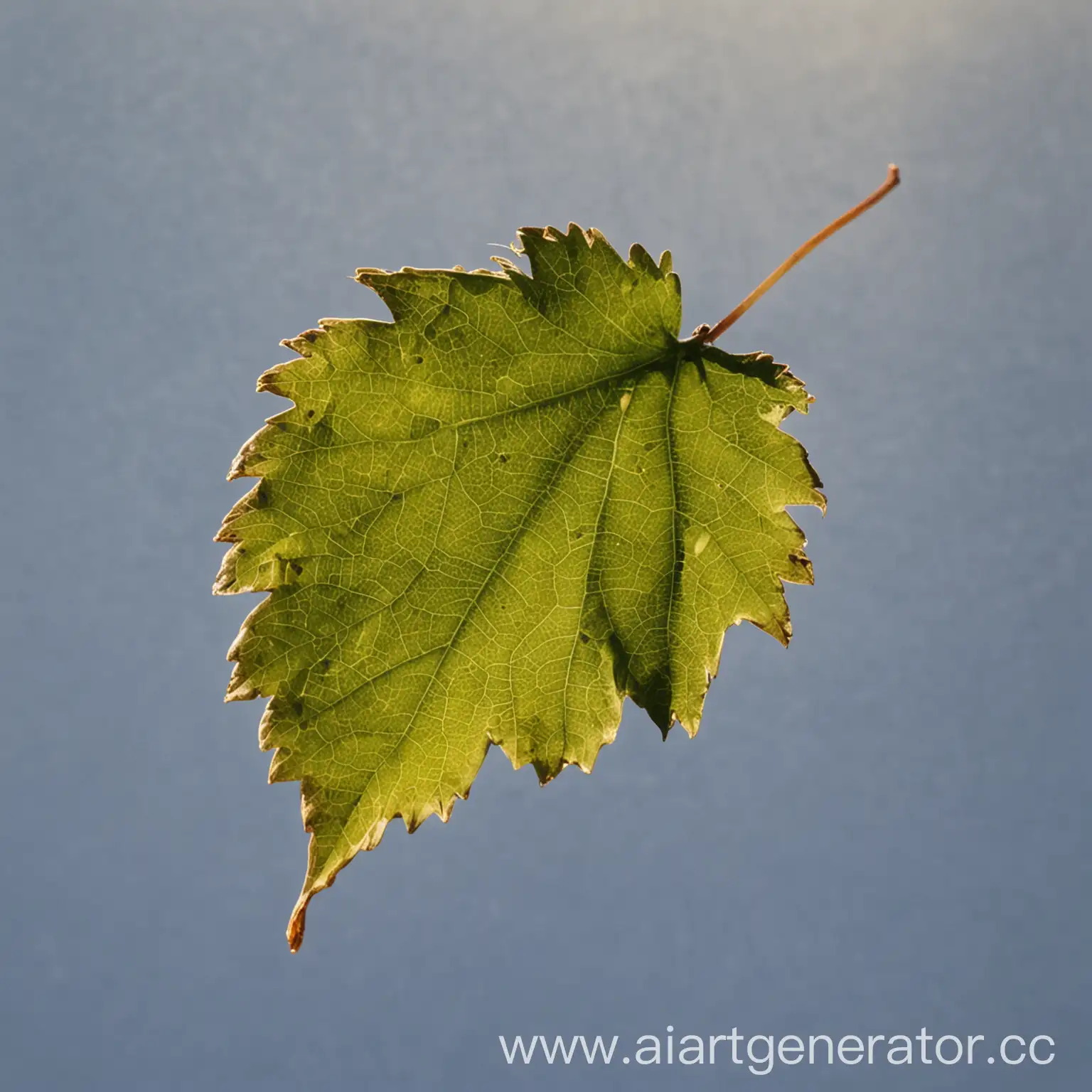 Graceful-Grape-Leaf-Floating-in-Air