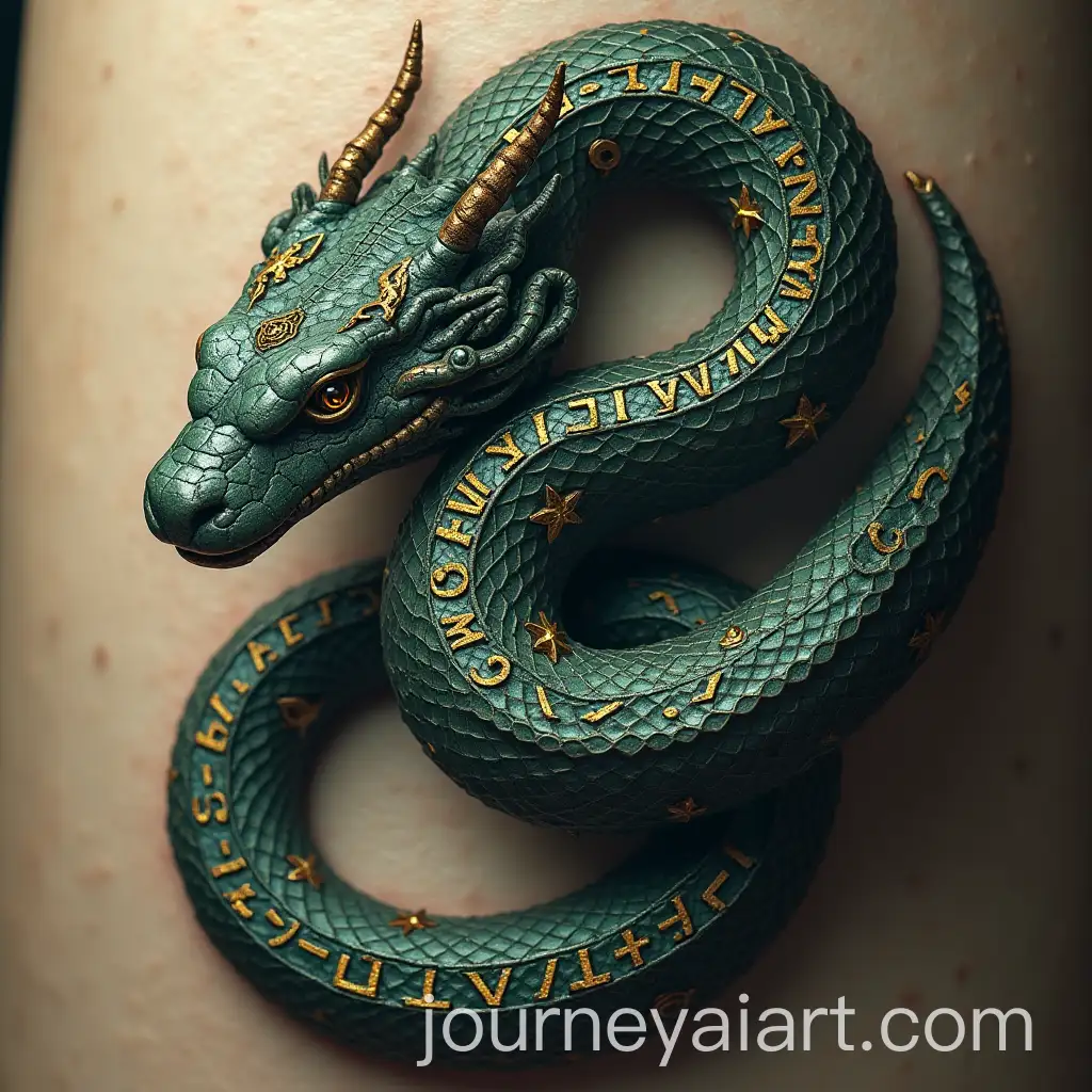 Dynamic-Serpent-Tattoo-Design-with-Ancient-Norse-Runes