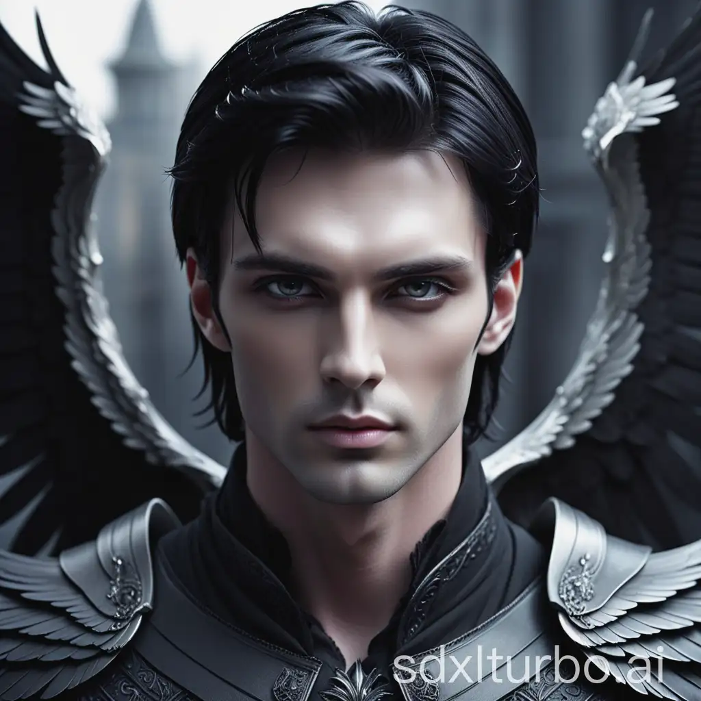 Handsome-Guardian-with-Dark-Wings-and-Cold-Glance-in-Fantasy-Style