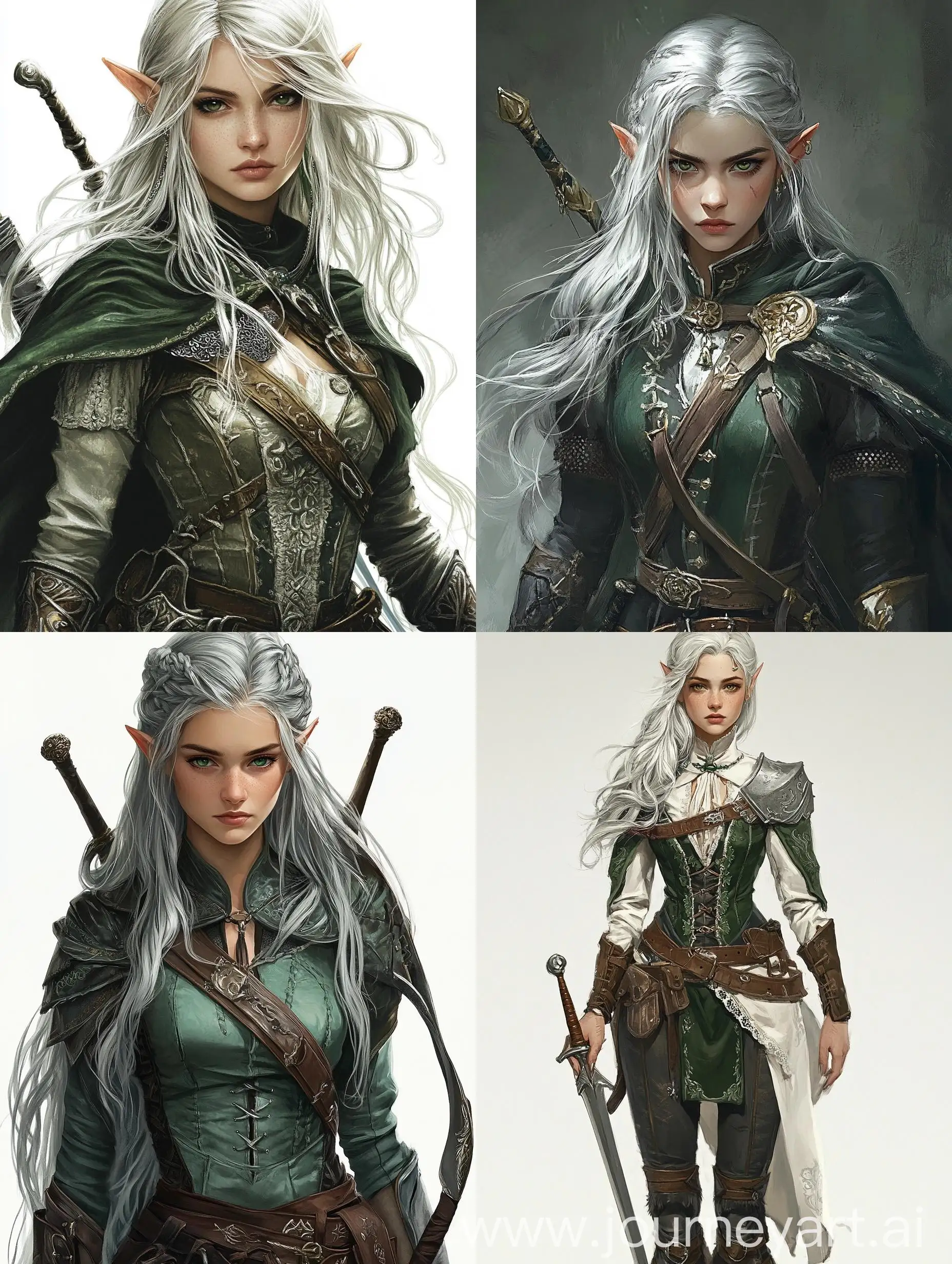 Adventurous-HalfElf-Princess-with-Silver-Hair-and-Emerald-Eyes