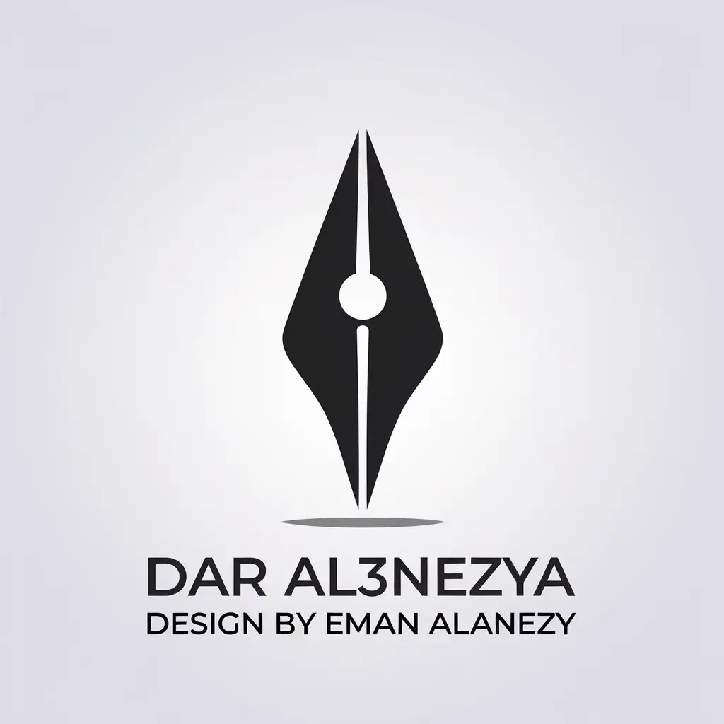 LOGO Design for Dar Al3nezya Modern Minimalist Fashion Shop Logo in Black and White