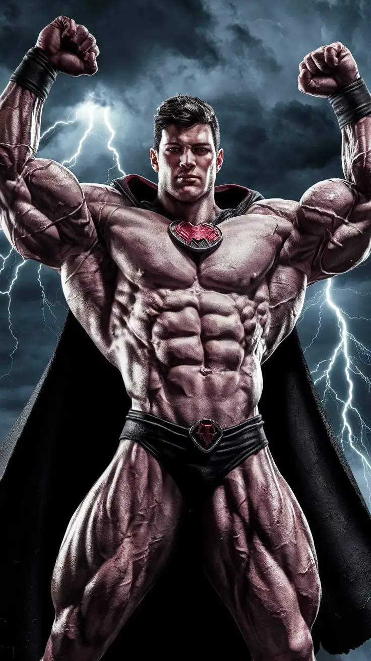 Triumphant-Superpowered-Muscle-Man-Defeating-Evil-in-Photorealistic-Detail