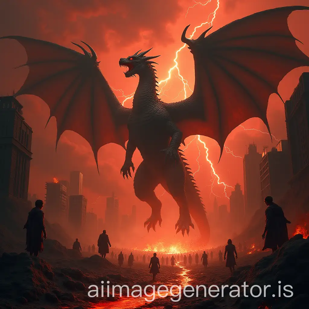 Apocalyptic-Dragon-Emerging-from-the-Abyss-Amidst-Fiery-Ruins