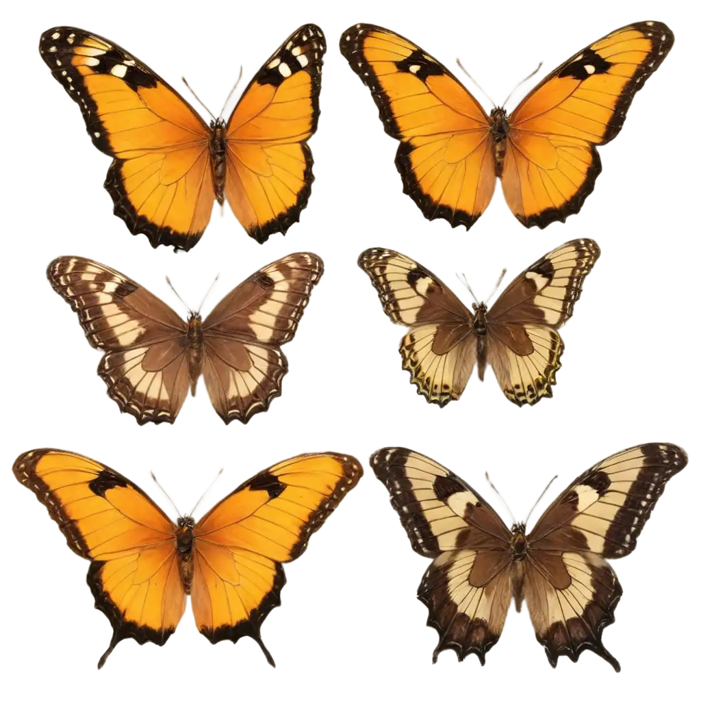 Stunning-Brown-and-Orange-Butterfly-PNG-Images-for-Enhanced-Visual-Appeal