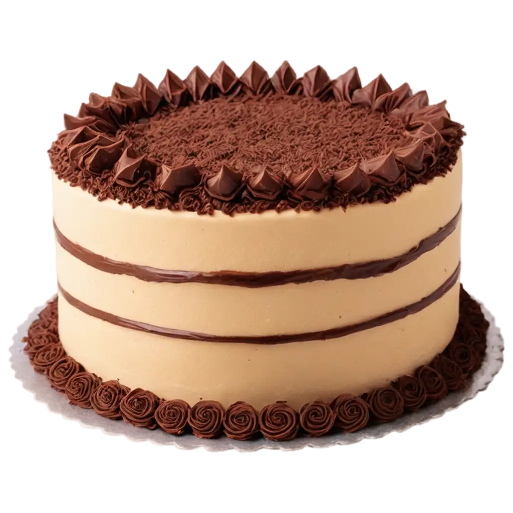 Delicious-Vanilla-Chocolate-Cake-PNG-Perfect-for-Digital-Creations