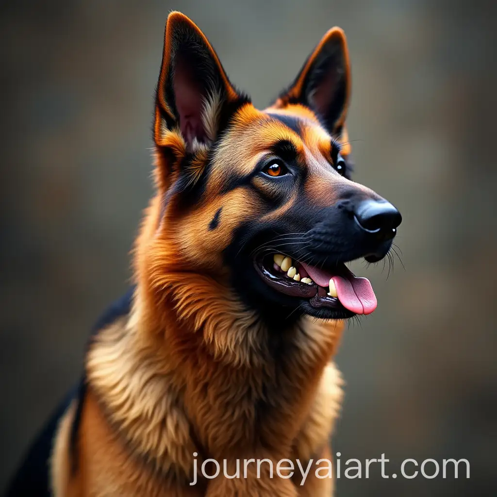 Brave-German-Shepherd-Dog-in-Action