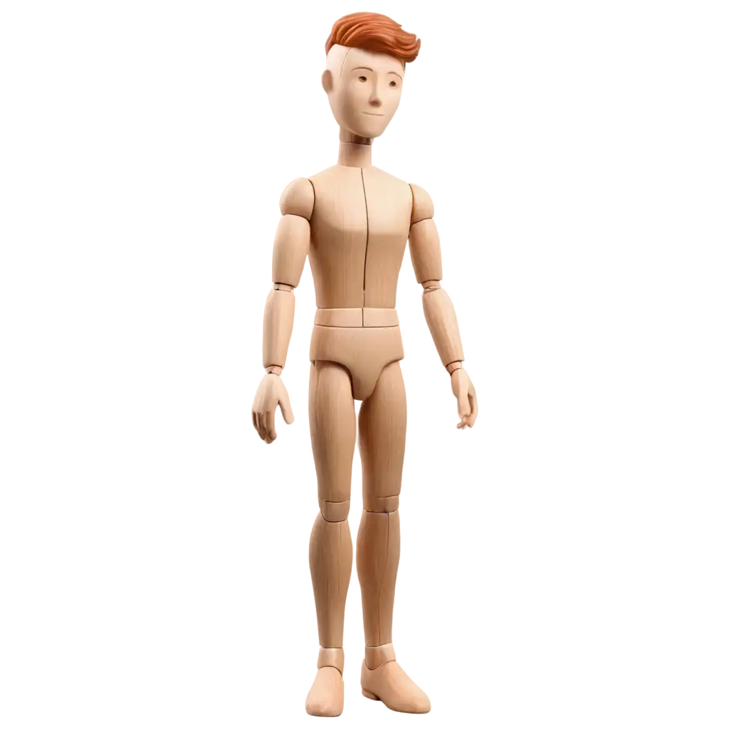 3D-Wooden-Male-Manikin-Model-with-Thought-Bubbles-PNG-Image-Perfect-for-Creative-Visuals