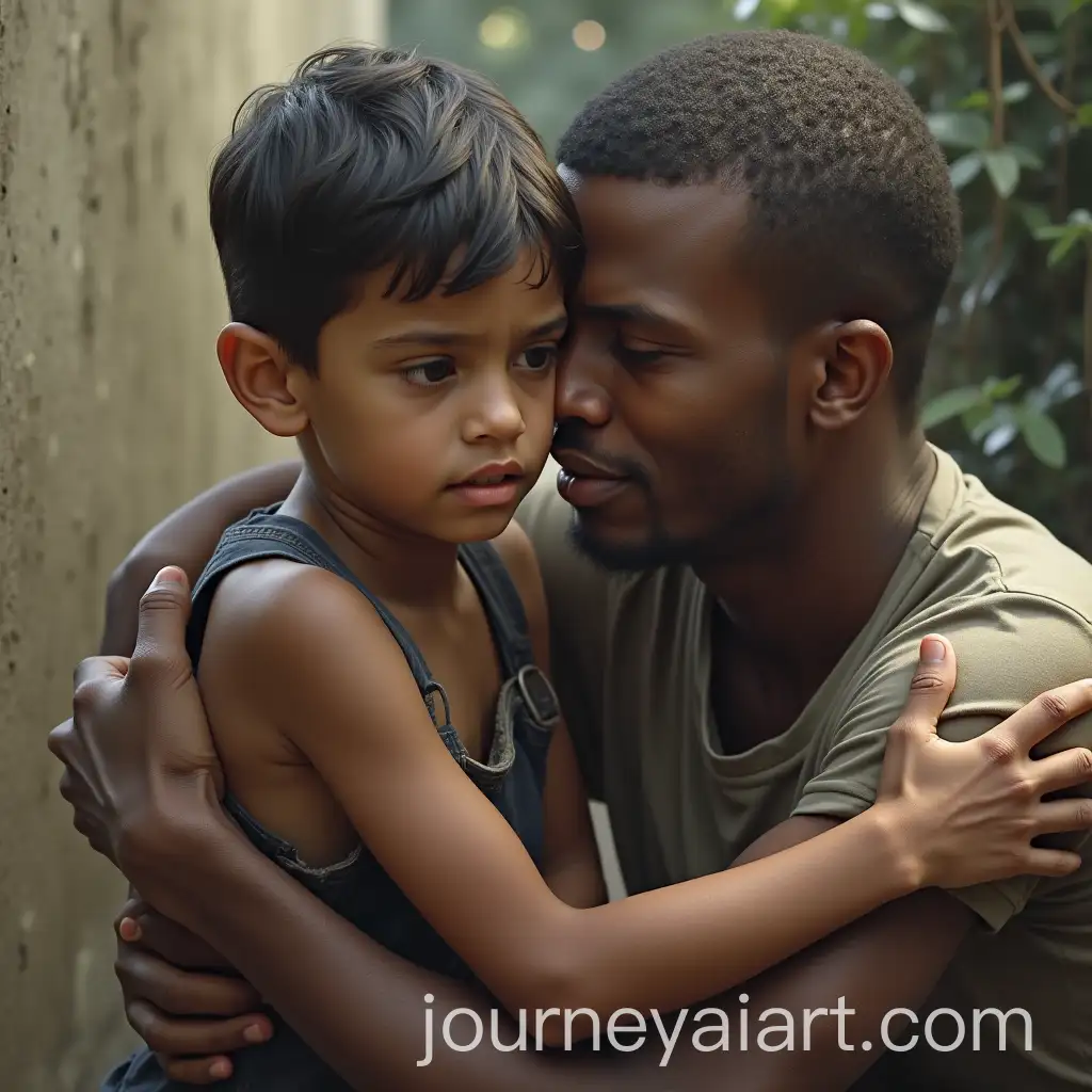 Young-Boy-in-Hardship-Held-by-aAI-Image-Prompt-Expansion-White-American-Man