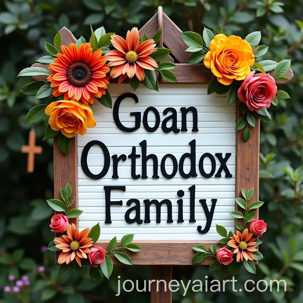 Goan-Orthodox-Family-Signboard-in-Vibrant-Hippie-Style