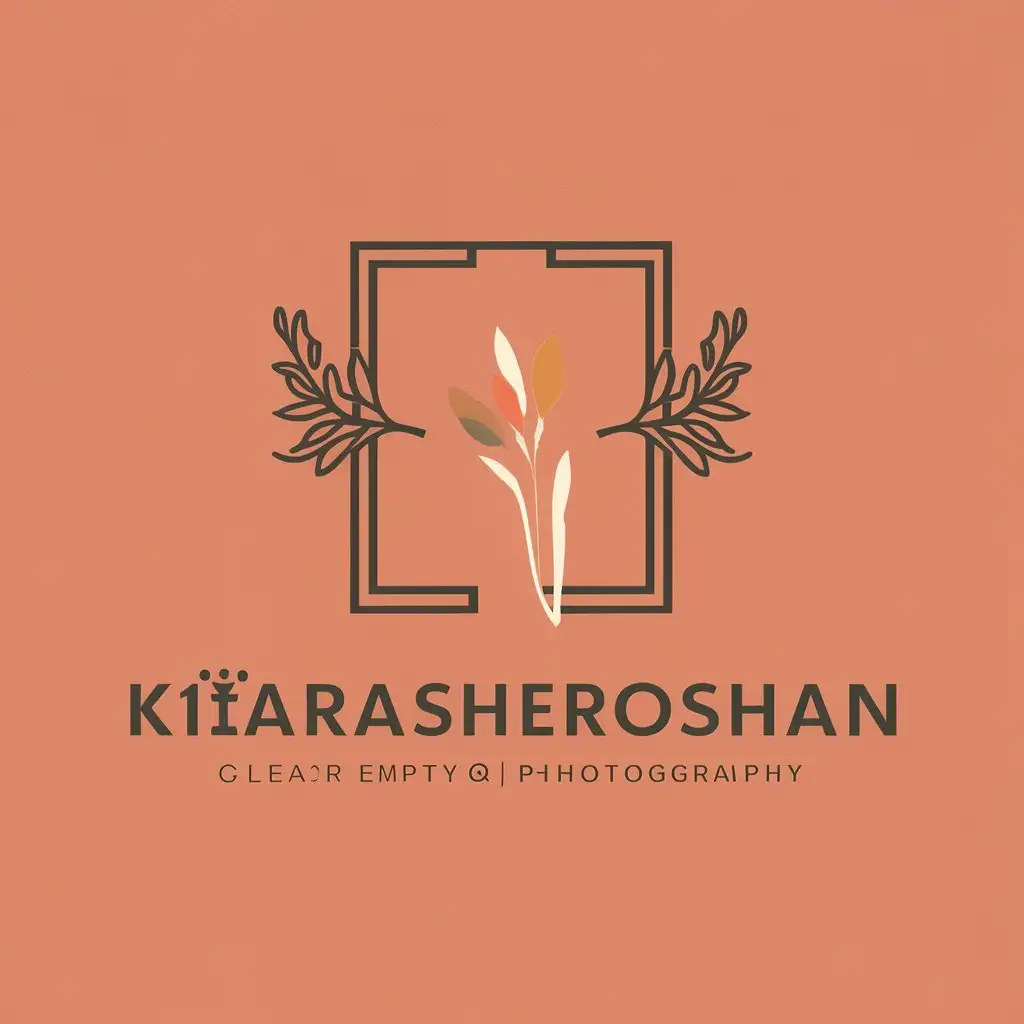 LOGO-Design-for-Kiarasheroshan-Frame-with-Empty-Image-for-Photography-Industry