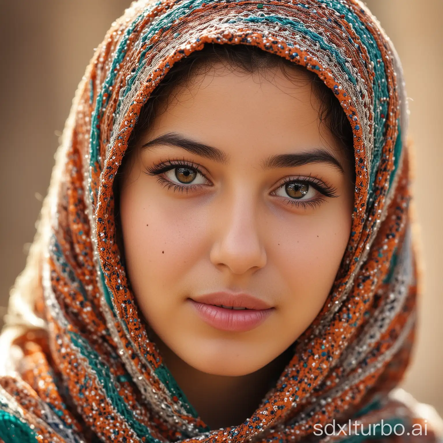 Portrait-of-a-Beautiful-Algerian-Young-Woman