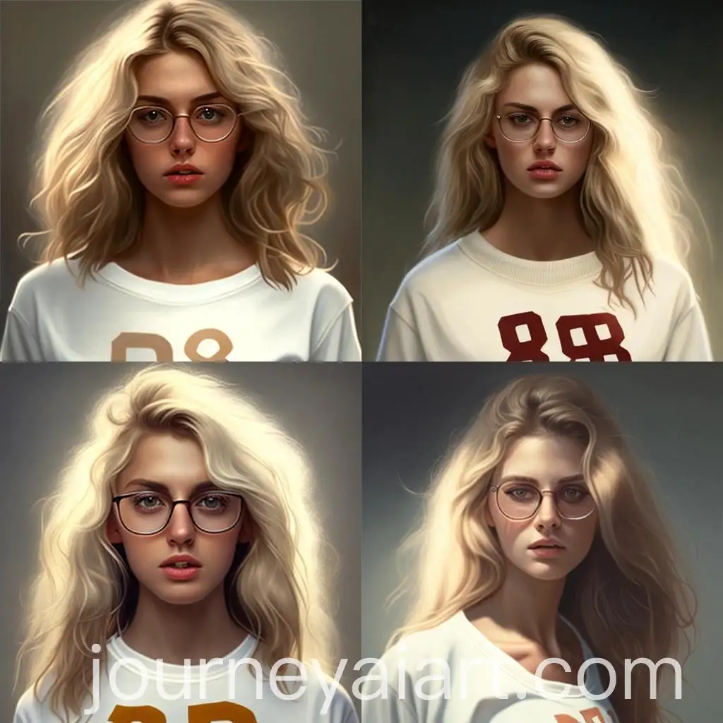 Blonde-Girl-with-Sunglasses-in-Empowered-Attitude-White-Top-College-Number-85