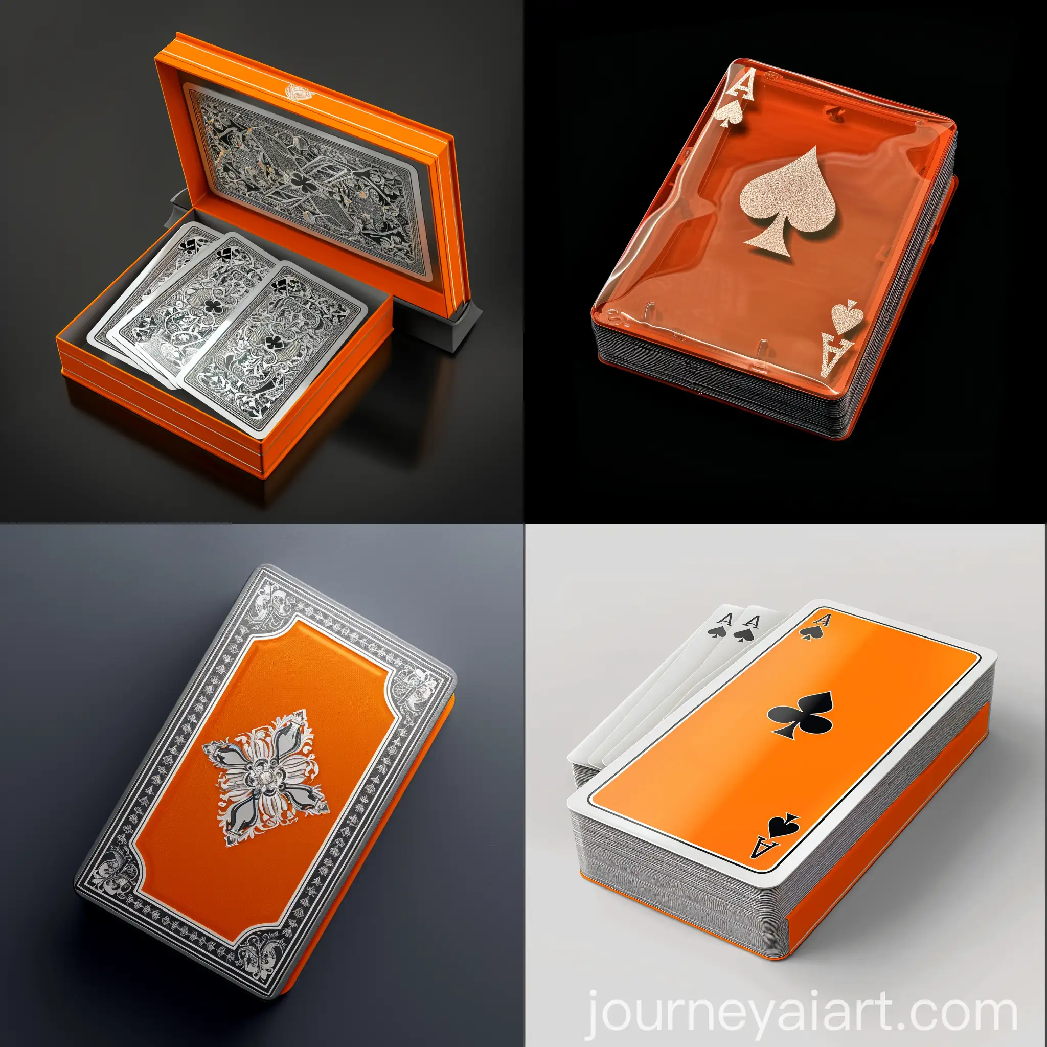 Sleek-Orange-Playing-Card-Packaging-with-Gray-Edges