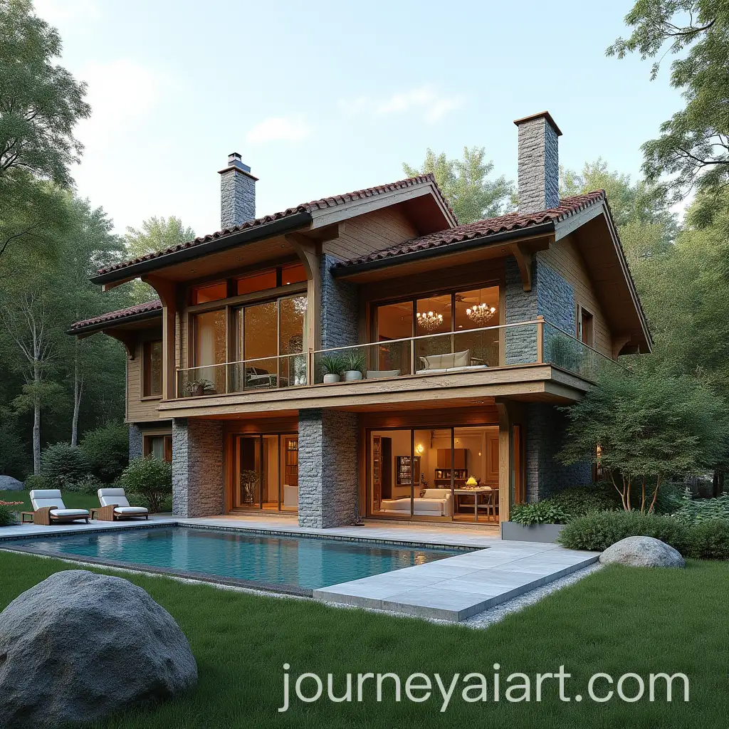 Spacious-TwoStory-Wooden-Cottage-Surrounded-by-Nature