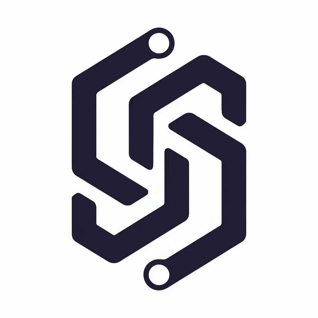 LOGO Design for SUS Sleek S Symbol with Modern Technology Feel for Tech Industry