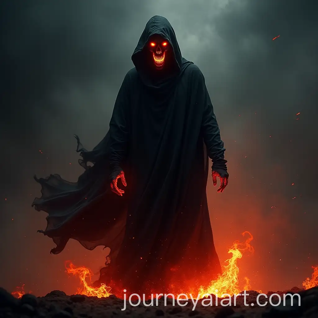 Glitch-Ghost-Face-Powerful-Dark-Entity-in-a-Storm-of-Fire-and-Ash