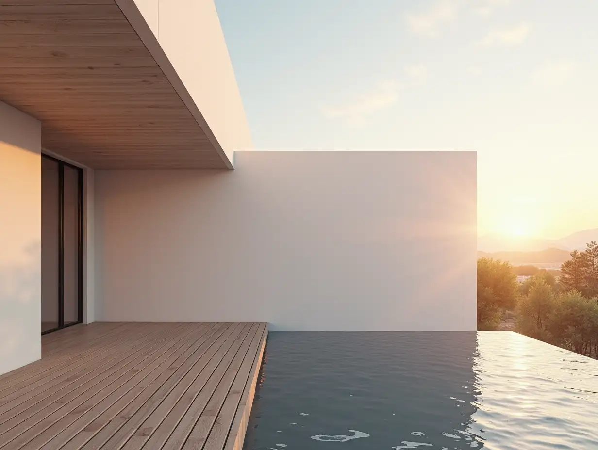 Realistic-Modern-Architectural-Environment-with-Water-Feature