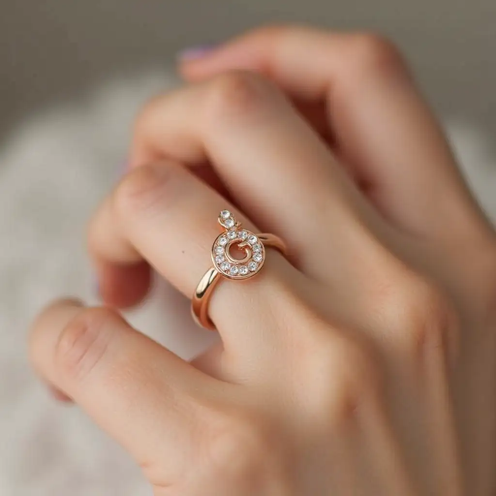 Elegant-Art-Deco-Rose-Gold-Ring-with-Transgender-Symbol-Motif