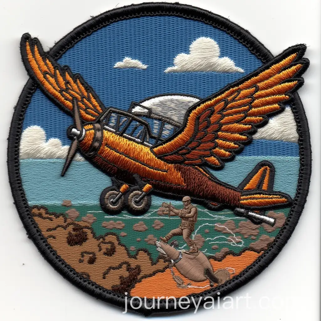 Aviator-Patch-Artwork-in-Vintage-Style