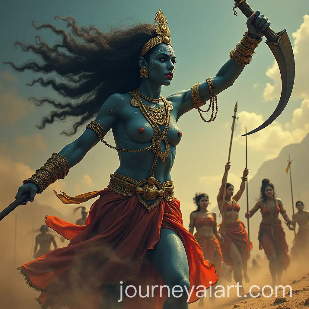 Kali-the-Hindu-Goddess-Empowering-Women-in-Diverse-Landscapes