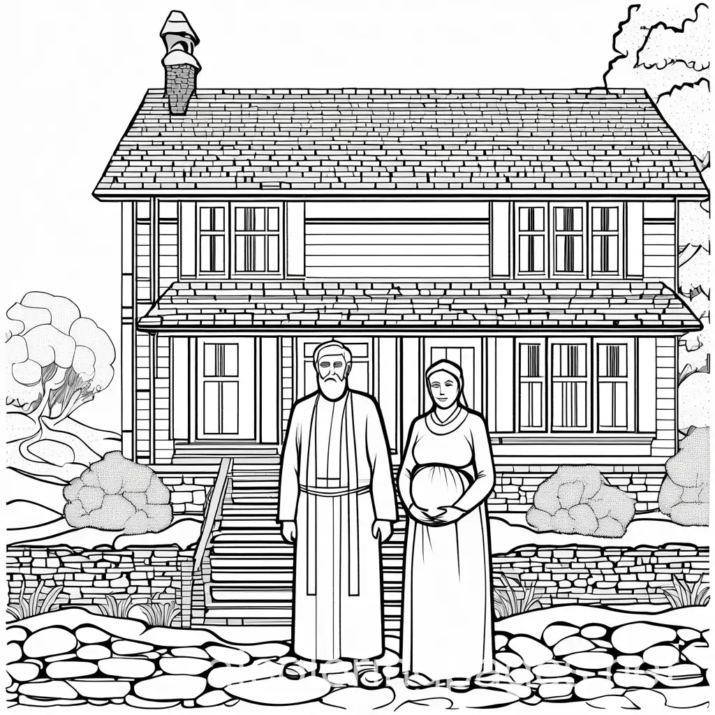 Serious-Elderly-Pregnant-Couple-in-Biblical-Times-Coloring-Page