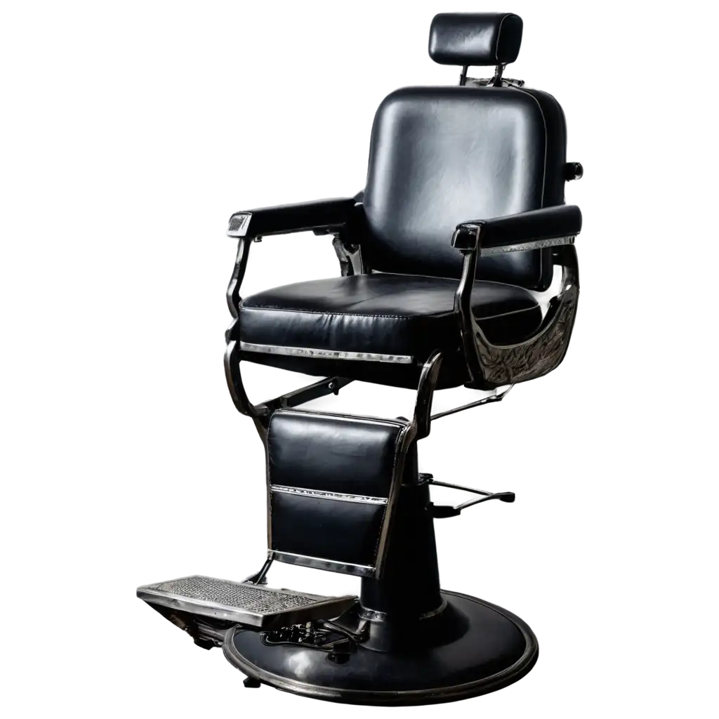 Highly-Aesthetic-PNG-Image-of-a-Barber-Chair-with-Cinematic-Lighting-Effects