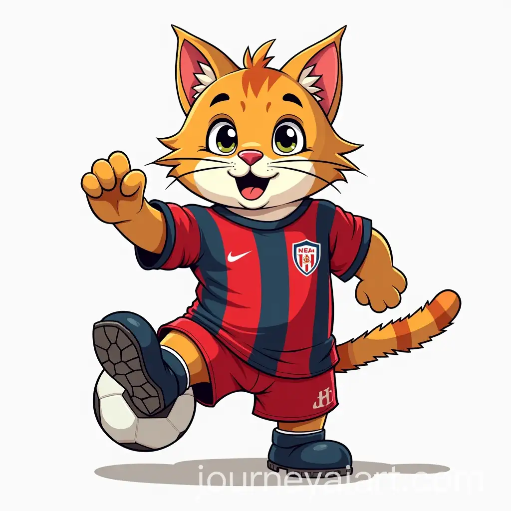 Logo-Design-for-4-Gatti-Football-Fan-Group-Featuring-Cat-and-Fan-Apparel