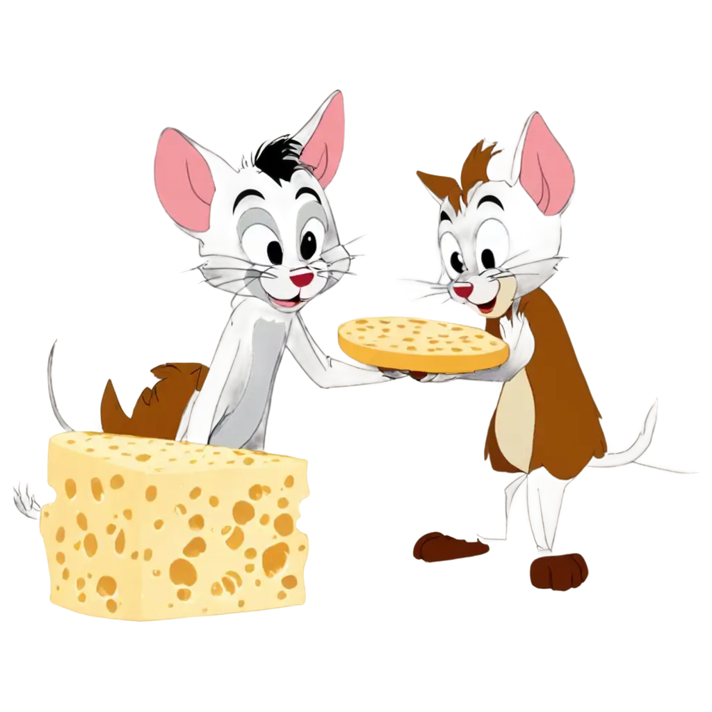 Tom n jerry in a chees factory