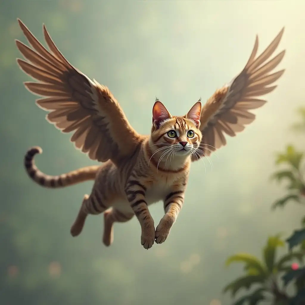 Flying-Cat-with-Mystical-Features-in-a-Fantasy-Setting