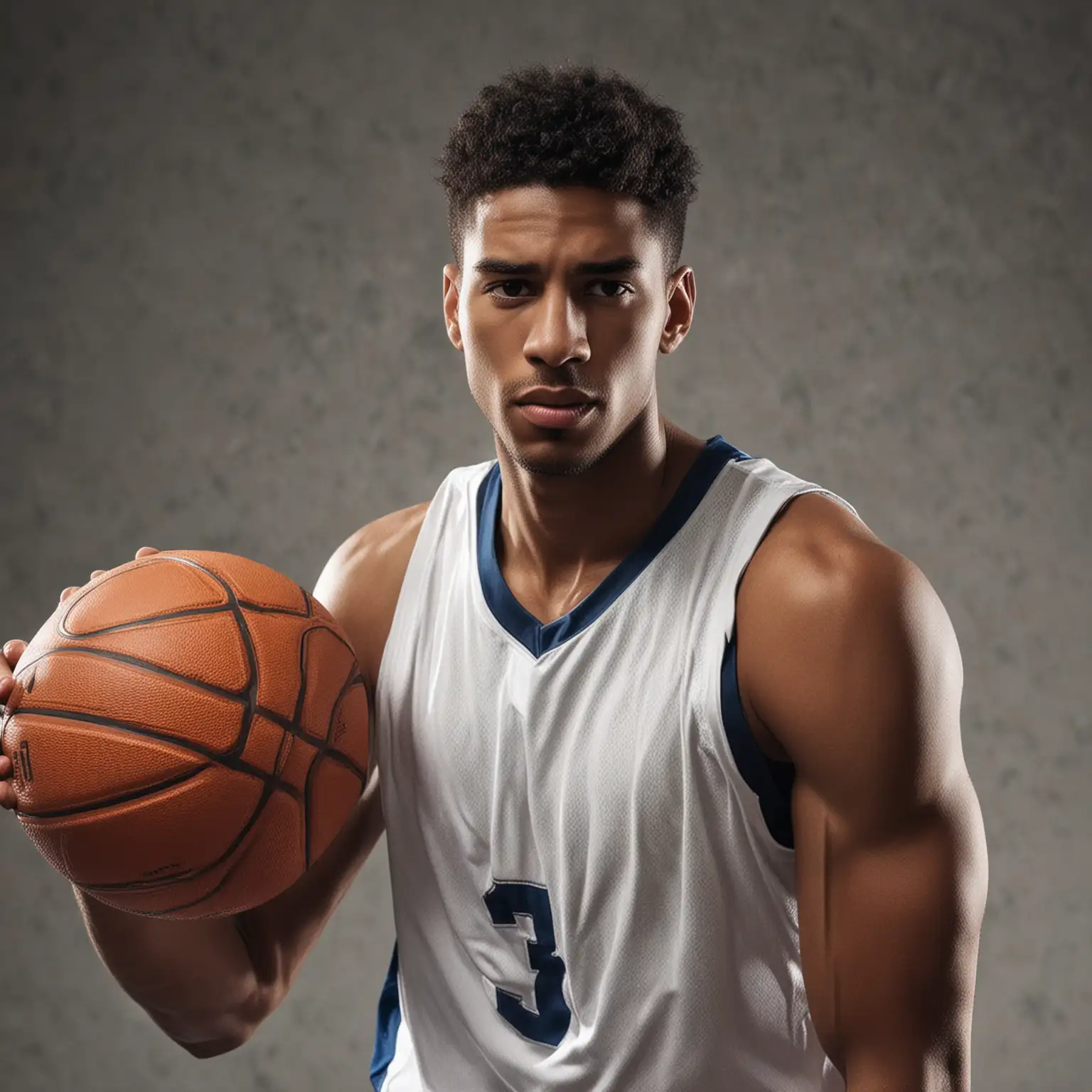 Young-Male-Basketball-Player-Dribbling-in-Outdoor-Court