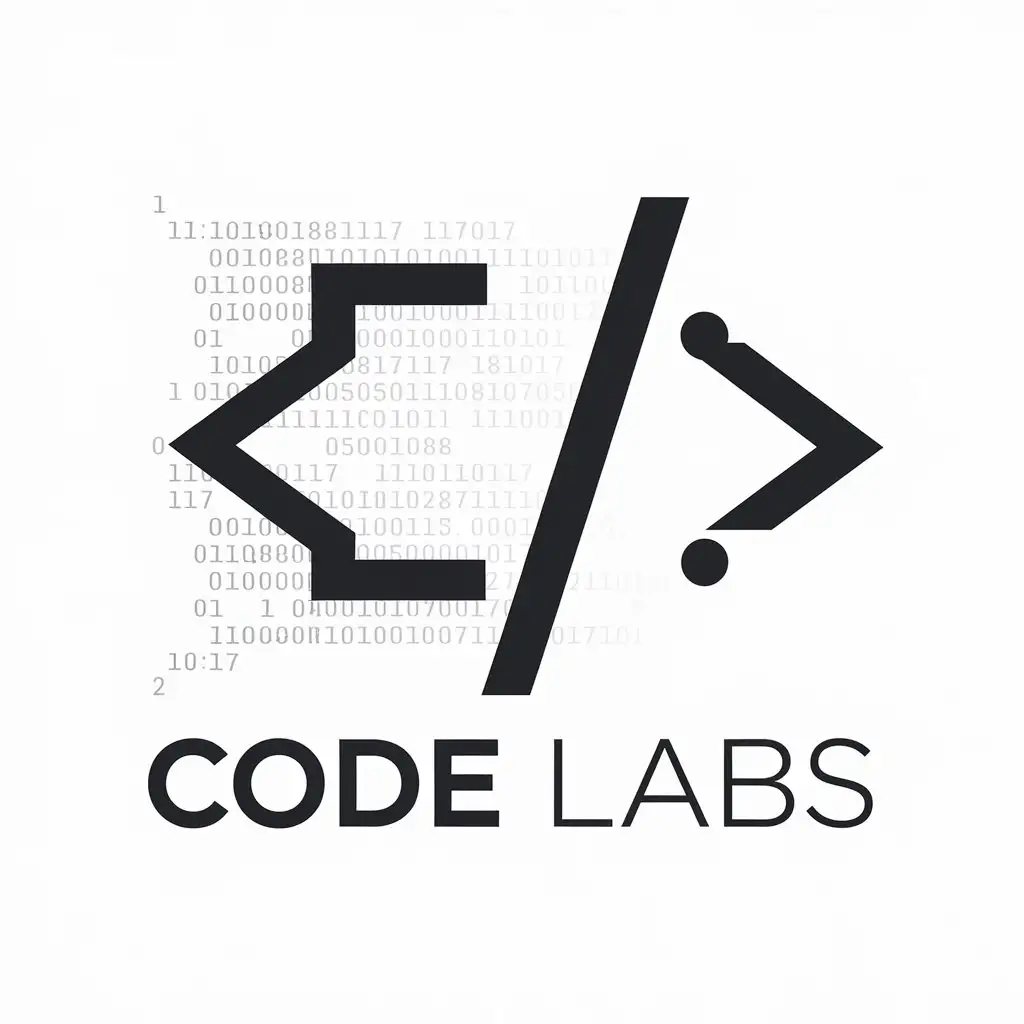 a vector logo design,with the text "Code Labs", main symbol:code,complex,be used in Internet industry,clear background