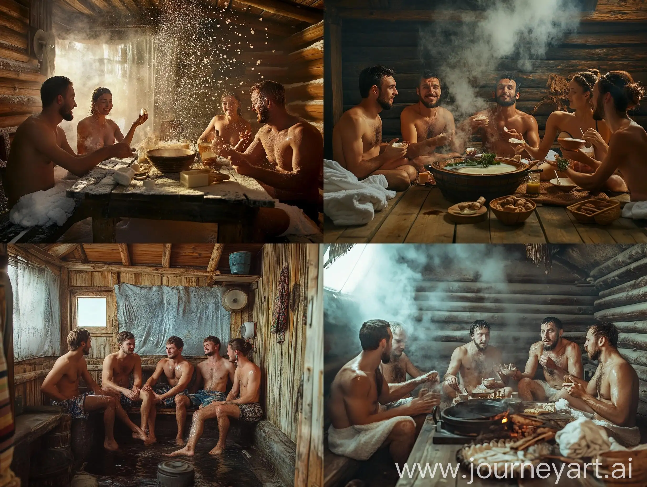 Warm-Embrace-of-Friendship-Shared-Russian-Banya-Experience