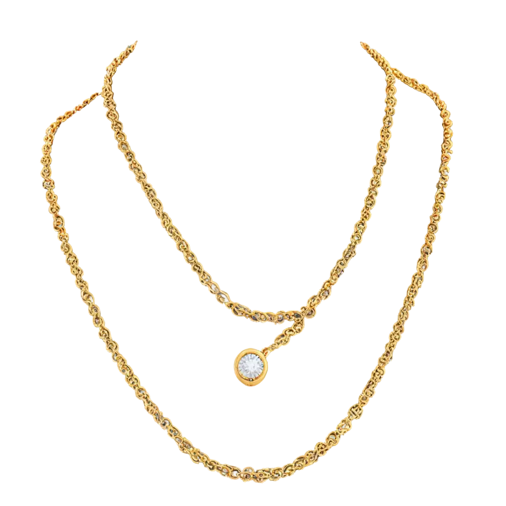 Necklace-PNG-Image-HighQuality-Transparent-Artwork-for-Versatile-Use