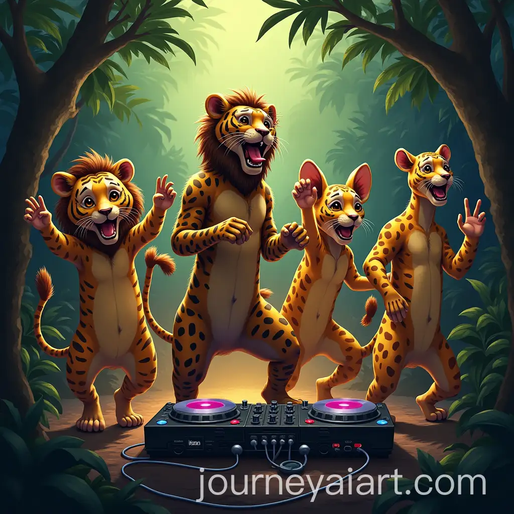 Wild-Jungle-Party-with-Dancing-Animals-and-DJ-Music