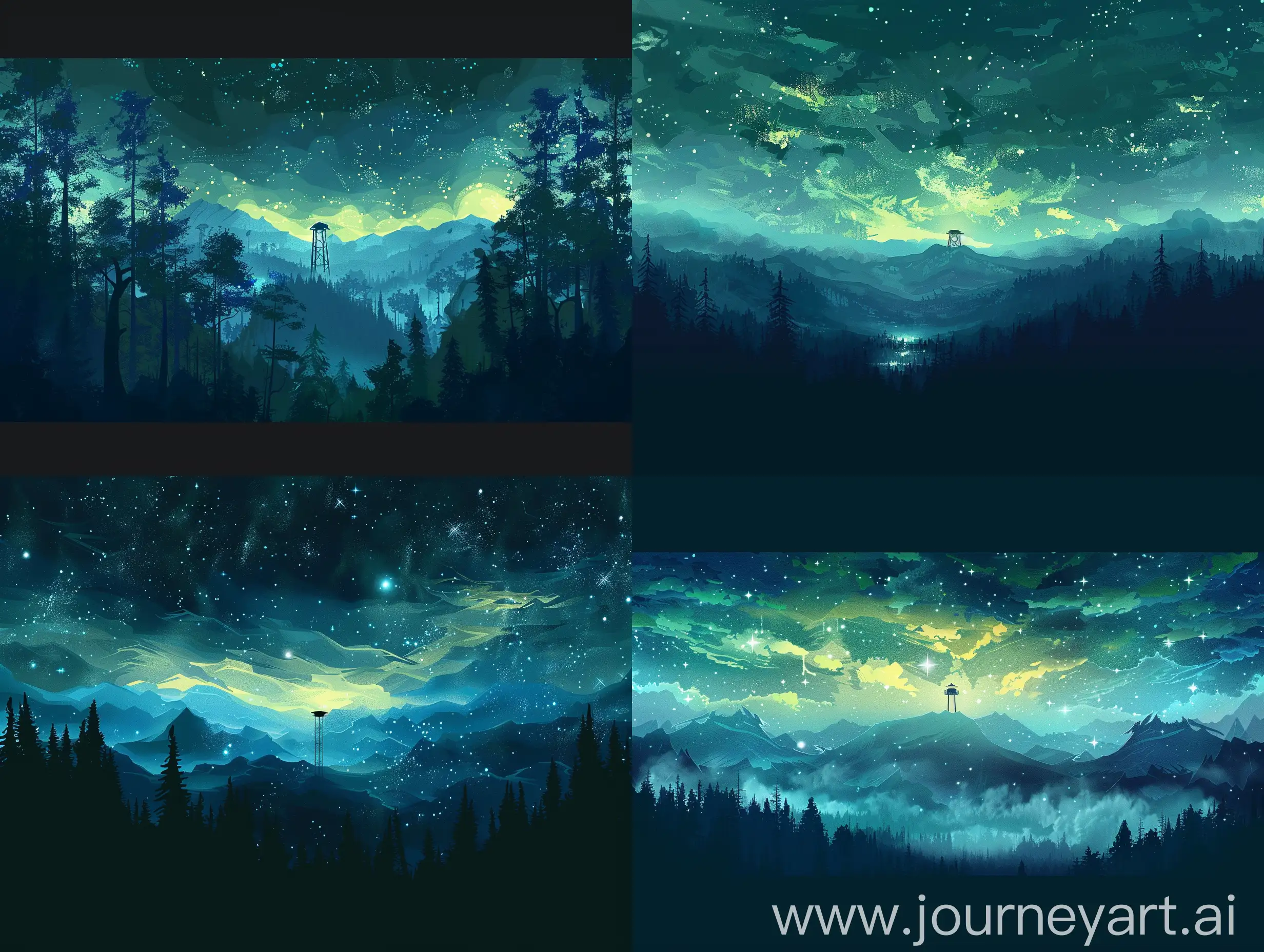 Replacing-Green-with-Blue-and-Adding-Stars-in-Artistic-Landscape