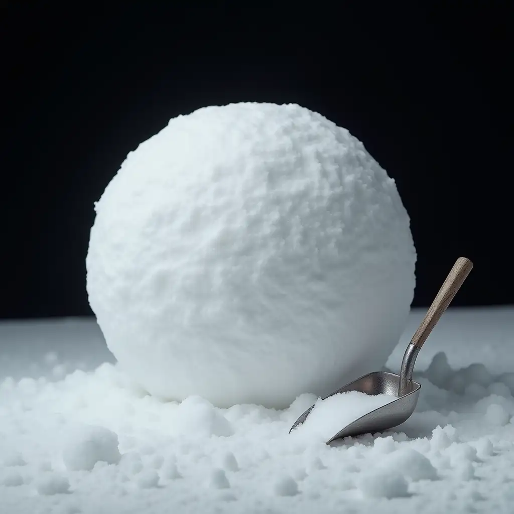 Hyperrealistic-Snowball-Accumulation-with-Garden-Shovel